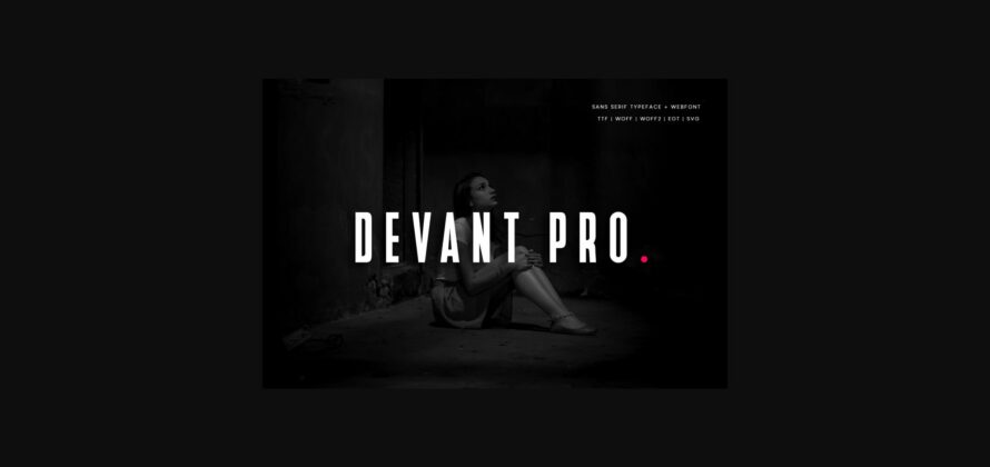 Devant Pro Font Poster 4