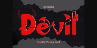 Devil Font Poster 1