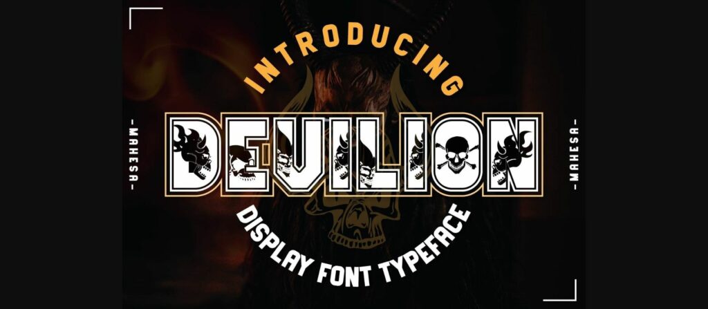 Devilion Font Poster 1