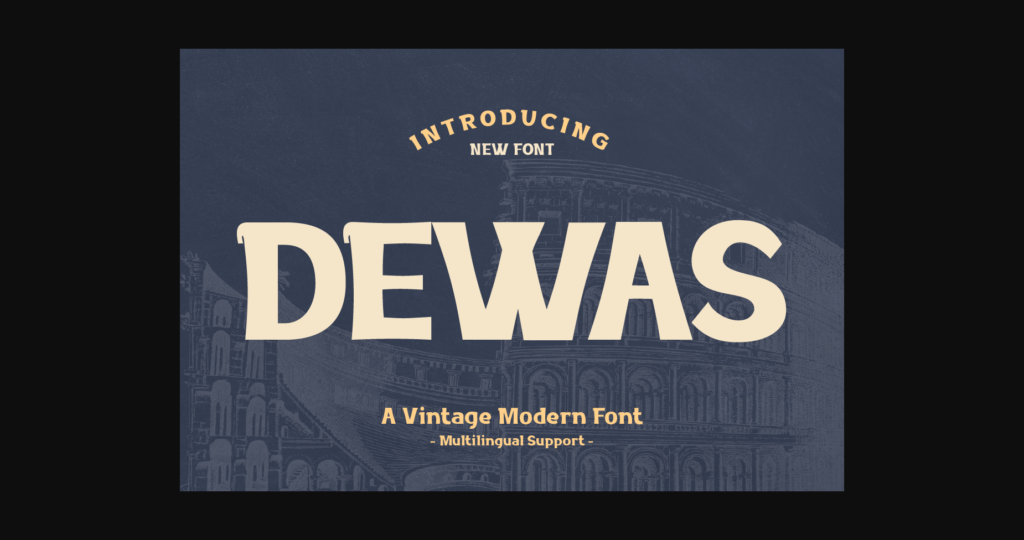 Dewas Font Poster 1