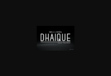 Dhaique Font Poster 1