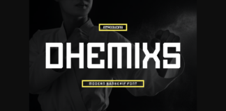 Dhemixs Font Poster 1