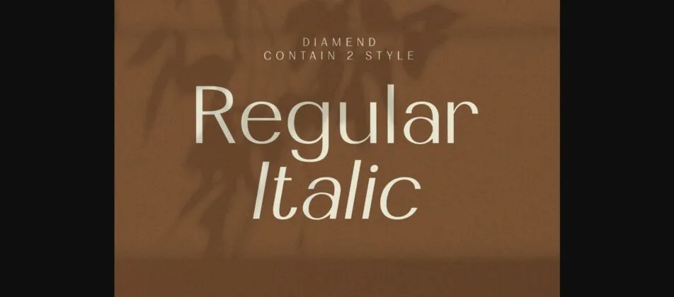 Diamend Font Poster 7