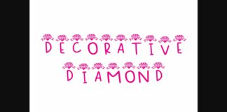 Simple Wedding Decorative Font Poster 1