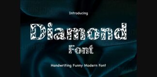 Diamond Font Poster 1