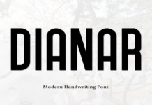 Dianar Font Poster 1