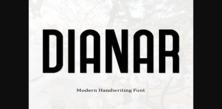 Dianar Font Poster 1