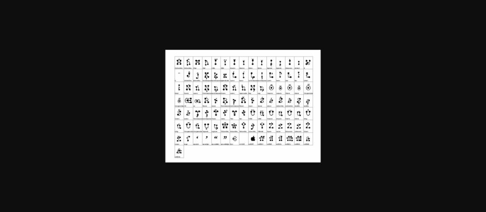 Dice Game Font Poster 6