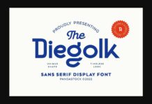 Diegolk Font Poster 1