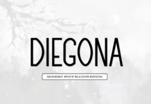 Diegona Font Poster 1