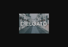 Dielgato Font Poster 1