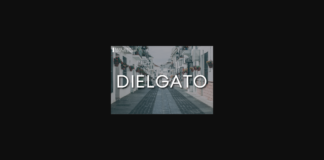 Dielgato Font Poster 1