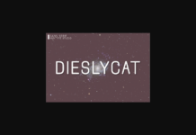 Dieslycat Font Poster 1