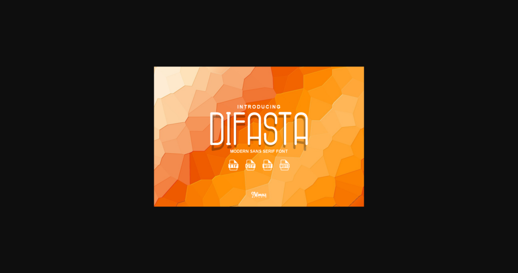 Difasta Font Poster 3