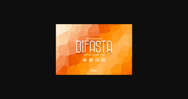 Difasta Font Poster 3