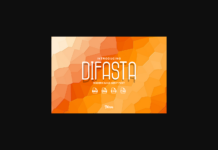 Difasta Font Poster 1