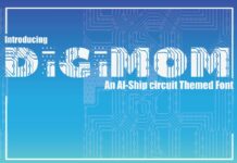 Digimom Font Poster 1