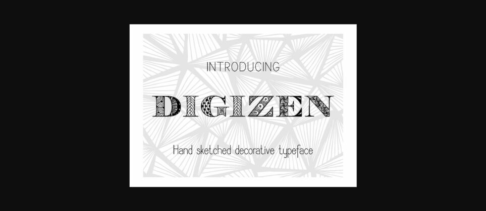 Digizen Font Poster 5