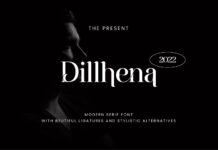 Dillhena Font Poster 1