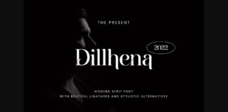 Dillhena Font Poster 1