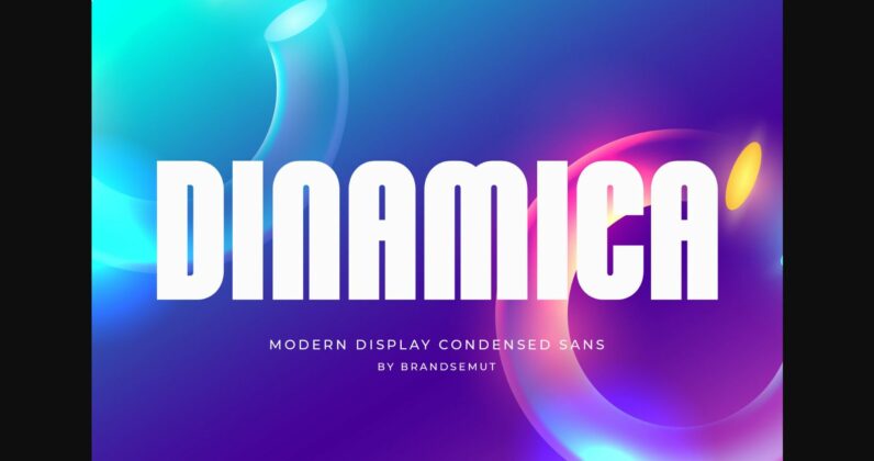 Dinamica Font Poster 3