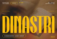 Dinastri Font Poster 1