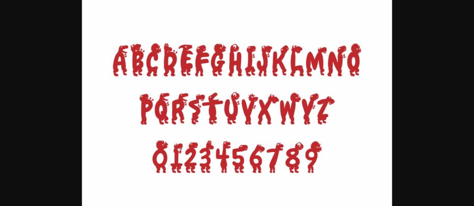 Dindosaur Font Poster 5