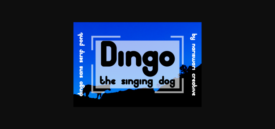 Dingo Font Poster 3