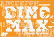 Dinomax Font Poster 1