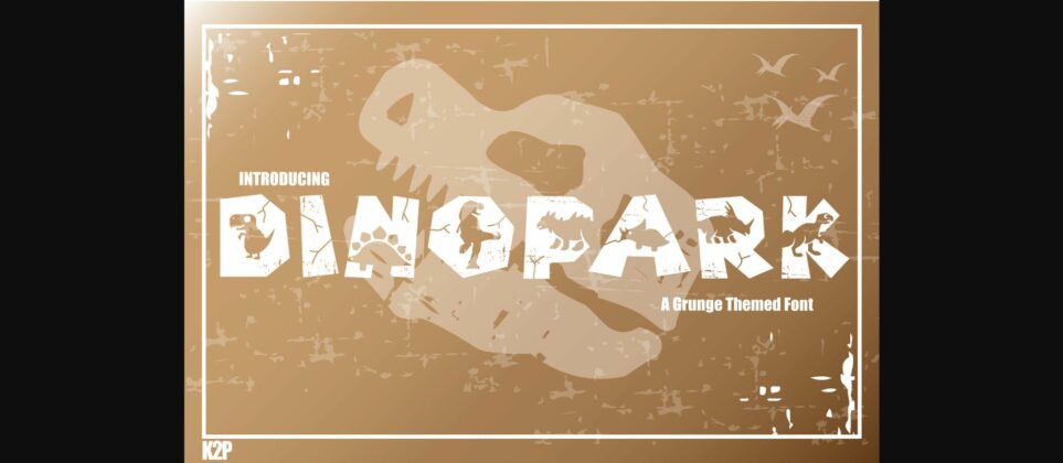 Dinopark Font Poster 1