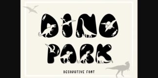 Dinopark Font Poster 1