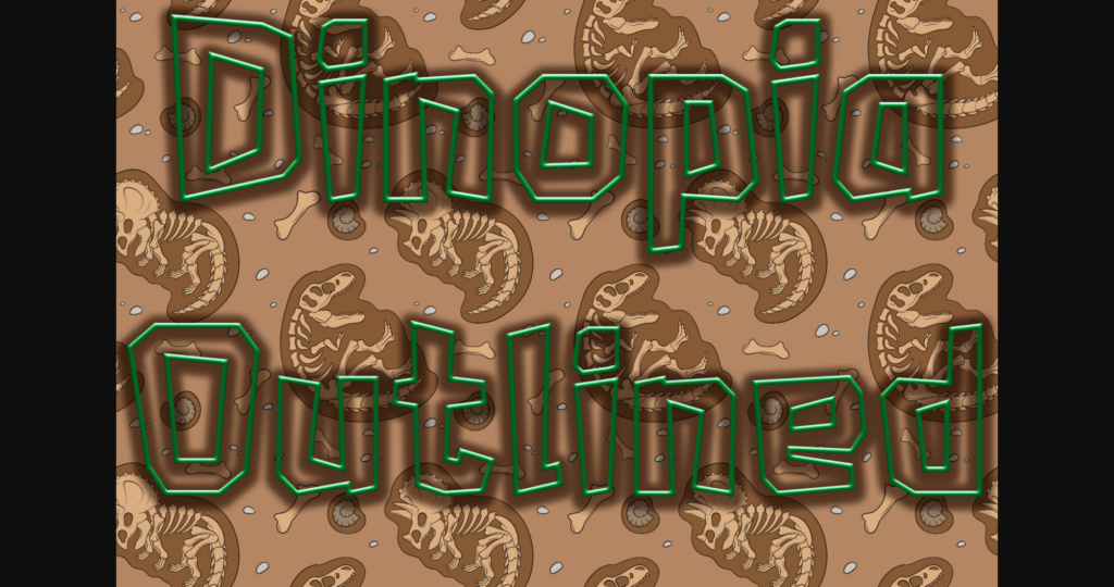 Dinopia Font Poster 5