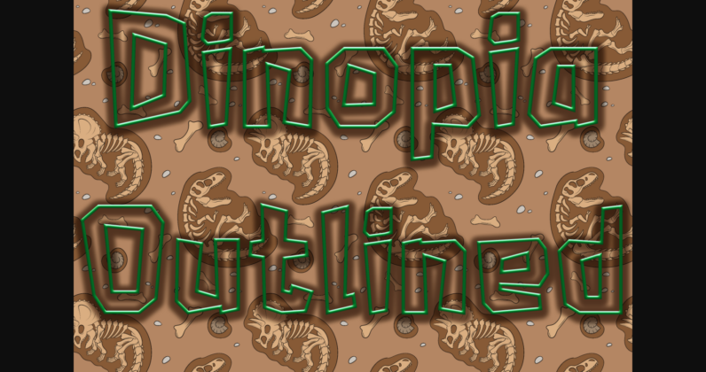 Dinopia Font Poster 5