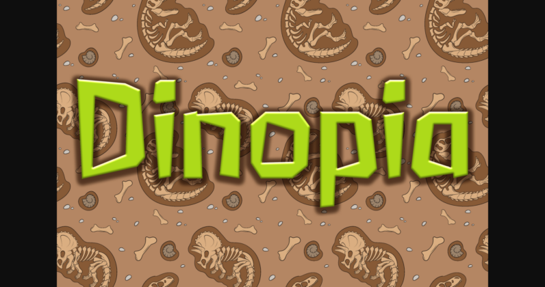 Dinopia Font Poster 6
