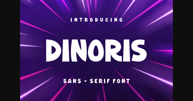 Dinoris Font Poster 3