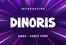 Dinoris Font Poster 1