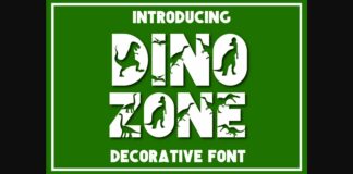 Dinozone Font Poster 1
