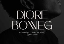 Diore Bonneg Font Poster 1