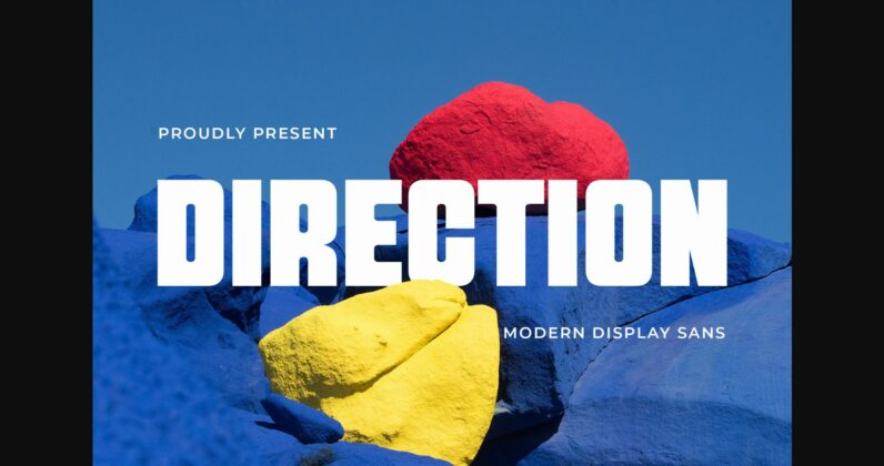 Direction Font Poster 3