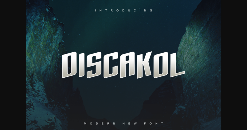 Discakol Font Poster 3