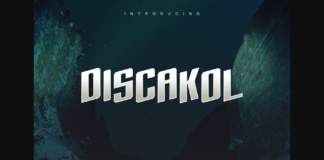 Discakol Font Poster 1