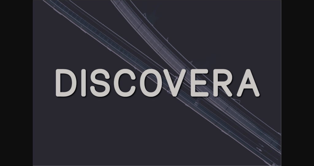 Discovera Font Poster 3