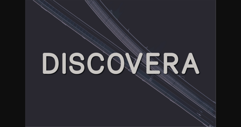 Discovera Font Poster 3
