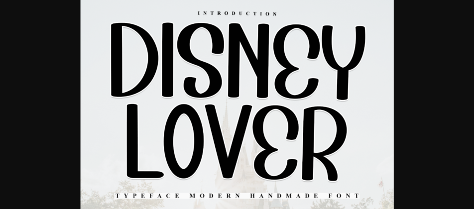 Disney Lover Font Poster 3