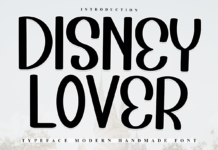 Disney Lover Font Poster 1