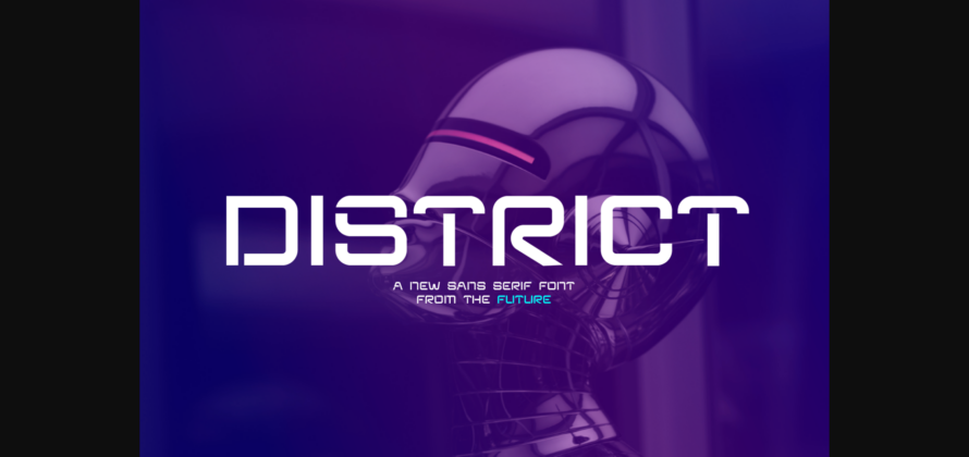 District Font Poster 3