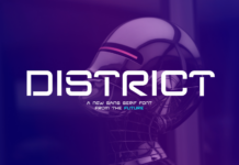 District Font Poster 1