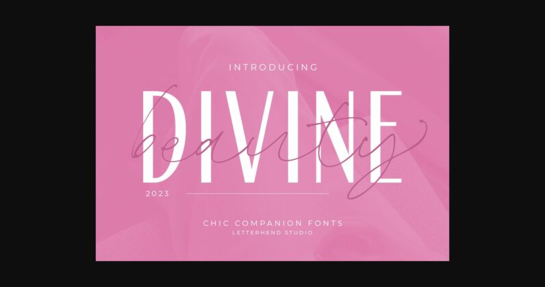 Divine Beauty Font Poster 3