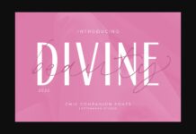 Divine Beauty Font Poster 1