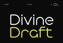 Divine Draft Font Poster 1